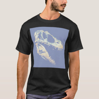 Tyrannosaur White Skull T-shirt