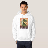 Tyrannosaurus Art Topjes Hoodie (Voorkant volledig)