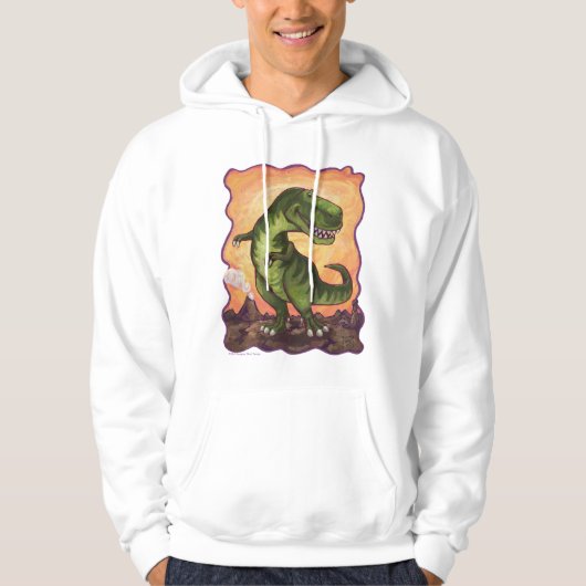Tyrannosaurus Art Topjes Hoodie (Voorkant)