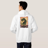 Tyrannosaurus Art Topjes Hoodie (Achterkant volledig)
