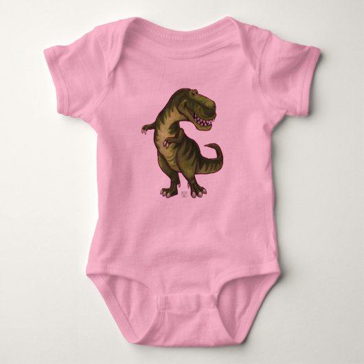 Tyrannosaurus Art Topjes Romper (Voorkant)
