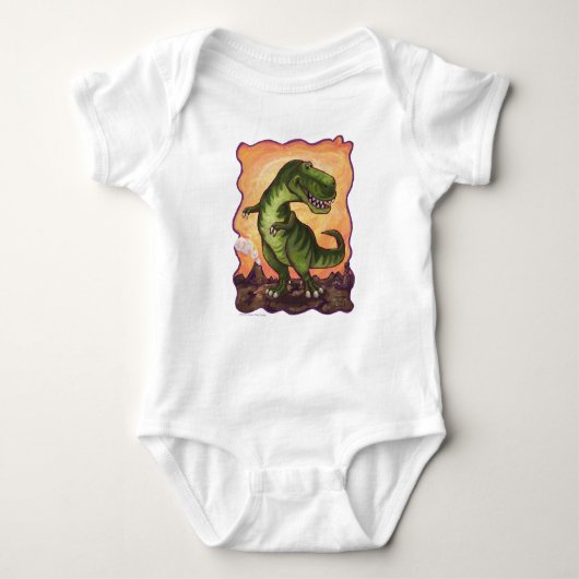 Tyrannosaurus Art Topjes Romper (Voorkant)