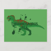 Tyrannosaurus Briefkaart (Voorkant)