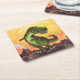 Tyrannosaurus Cadeaus & Accessoires Kartonnen Onderzetters