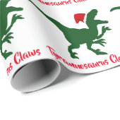 Tyrannosaurus Claws kerst Cadeaupapier (Rol Hoek)