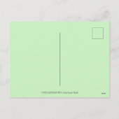 TYRANNOSAURUS, CUTE T-REX, EENVOUDIGERE BUNNY DINO FEESTDAGENKAART (Achterkant)