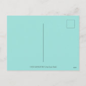 TYRANNOSAURUS, CUTE T-REX, EENVOUDIGERE BUNNY DINO FEESTDAGENKAART (Achterkant)