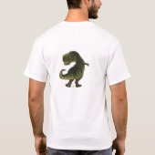 Tyrannosaurus Dino Dad T-shirt (Achterkant)