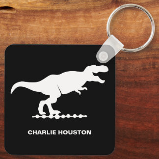 Tyrannosaurus Dinosaur Silhouette Sleutelhanger
