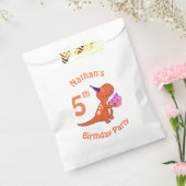 Tyrannosaurus dinosaurus kinderen verjaardag bedankzakje (Gezegeld)