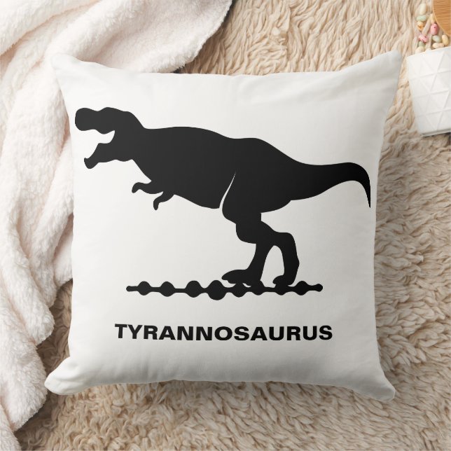 Tyrannosaurus dinosaurus silhouet kussen (Deken)