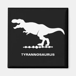 Tyrannosaurus Dinosaurus Silhouet Magneet