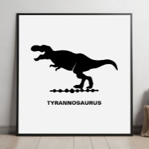 Tyrannosaurus dinosaurus silhouet