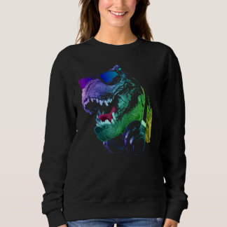 Tyrannosaurus dinosaurus T rex met zonnebril en H Trui