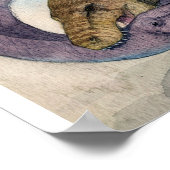 Tyrannosaurus en Alamosaurus Print (Hoek)