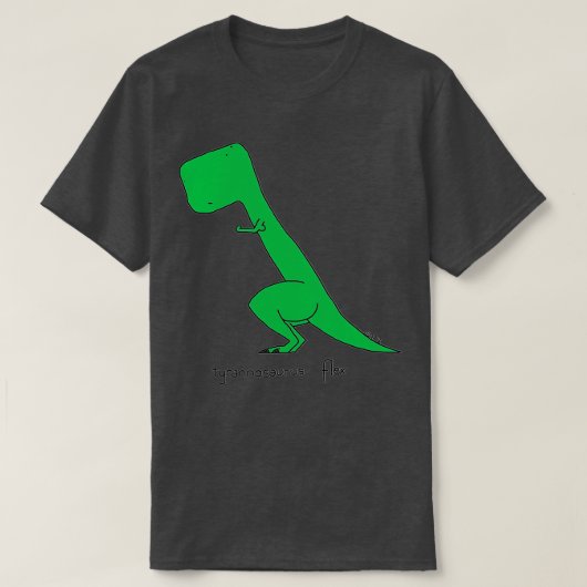 Tyrannosaurus Flex 1 T-shirt (Design voorkant)