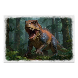 Tyrannosaurus Fun Ecology Perfect Poster