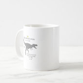 Tyrannosaurus g5 koffiemok (Voorkant links)