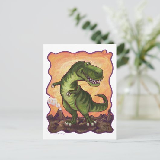 Tyrannosaurus Gifts & Accessoires Briefkaart (Staand voorkant)