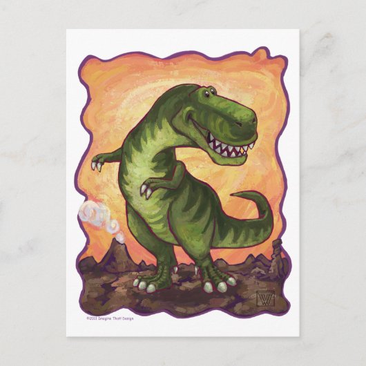 Tyrannosaurus Gifts & Accessoires Briefkaart (Voorkant)