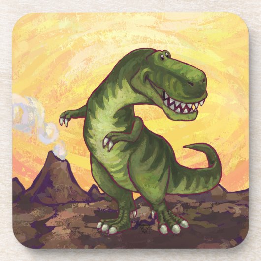 Tyrannosaurus Gifts & Accessoires Drankjes Onderzetter (Voorkant)