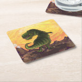Tyrannosaurus Gifts & Accessoires Kartonnen Onderzetters (Schuin)