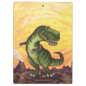 Tyrannosaurus Gifts & Accessoires Klembord (Achterkant)