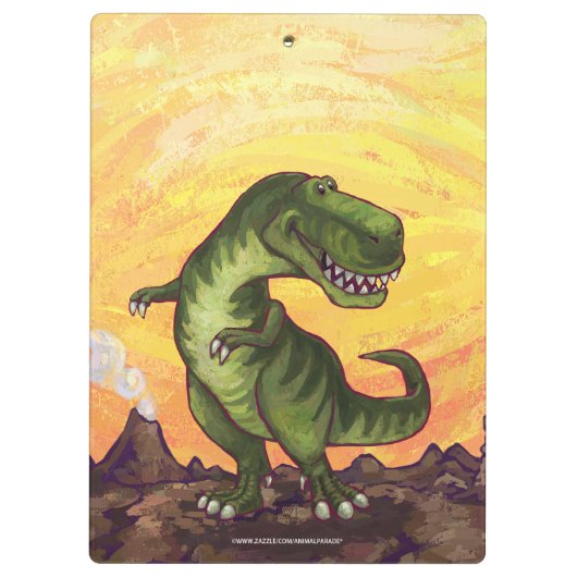 Tyrannosaurus Gifts & Accessoires Klembord (Achterkant)