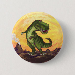 Tyrannosaurus Gifts & Accessoires Ronde Button 5,7 Cm