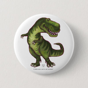 Tyrannosaurus Gifts & Accessoires Ronde Button 5,7 Cm