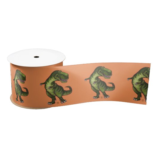 Tyrannosaurus Gifts & Accessoires Satijnen Lint (Spoel)