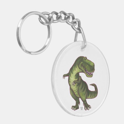 Tyrannosaurus Gifts & Accessoires Sleutelhanger (Voorkant Links)