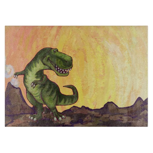 Tyrannosaurus Gifts & Accessoires Snijplank (Voorkant)