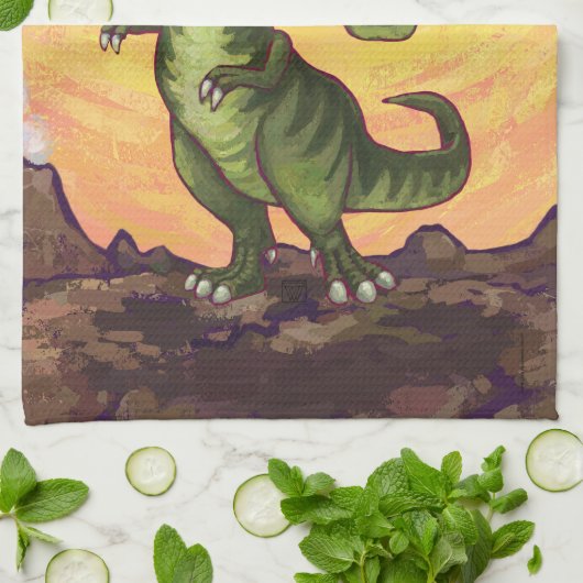 Tyrannosaurus Gifts & Accessoires Theedoek (Gevouwen)