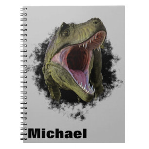 Tyrannosaurus Hole Personalized Dinosaur Notitieboek