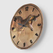 Tyrannosaurus in een stofachtig Storm Grote Klok (Hoek)