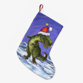 Tyrannosaurus Kerstmis Kleine Kerstsok (Voorkant (Hangend))