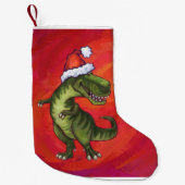 Tyrannosaurus Kerstmis Kleine Kerstsok (Voorkant)