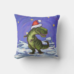 Tyrannosaurus Kerstmis Kussen