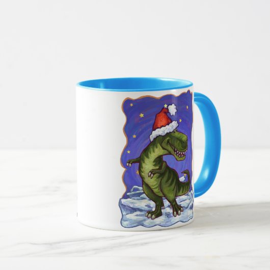 Tyrannosaurus Kerstmis Mok (Voorkant rechts)