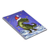 Tyrannosaurus Kerstmis Notitieboek (Rechterzijde)