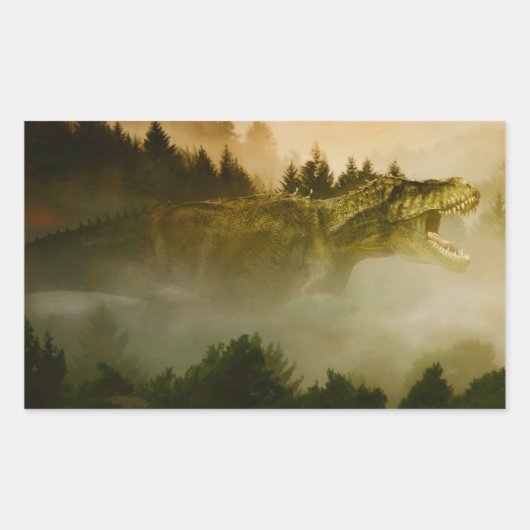 Tyrannosaurus King of Dinos Sticker (Voorkant)