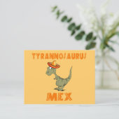 Tyrannosaurus Mex Briefkaart (Staand voorkant)