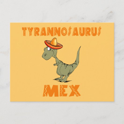 Tyrannosaurus Mex Briefkaart (Voorkant)