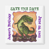 Tyrannosaurus Party Centre Magneet (Voorkant)