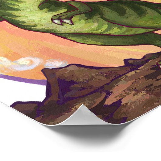 Tyrannosaurus Party Centre Poster (Hoek)