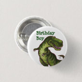 Tyrannosaurus Party Centre Ronde Button 3,2 Cm (Voorkant /achterkant)