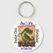 Tyrannosaurus Party Centre Sleutelhanger (Voorkant)