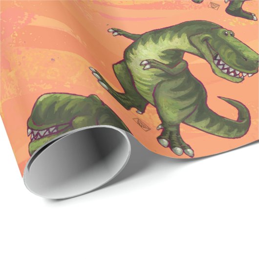 Tyrannosaurus Patronen Cadeaupapier (Rol Hoek)
