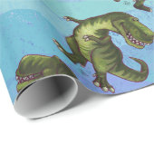 Tyrannosaurus Patronen Cadeaupapier (Rol Hoek)